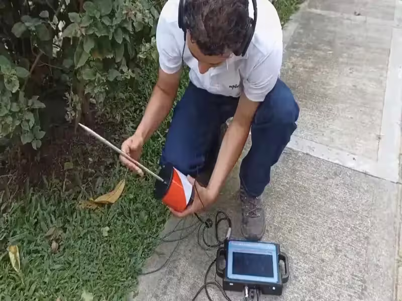 Servicio de detección de fugas de agua